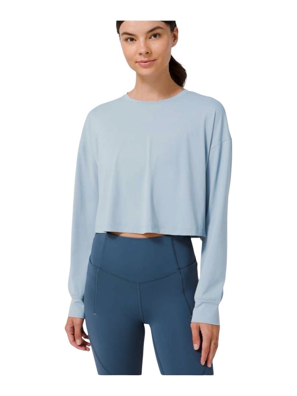 Lululemon Muscle love long sleeve in chambray